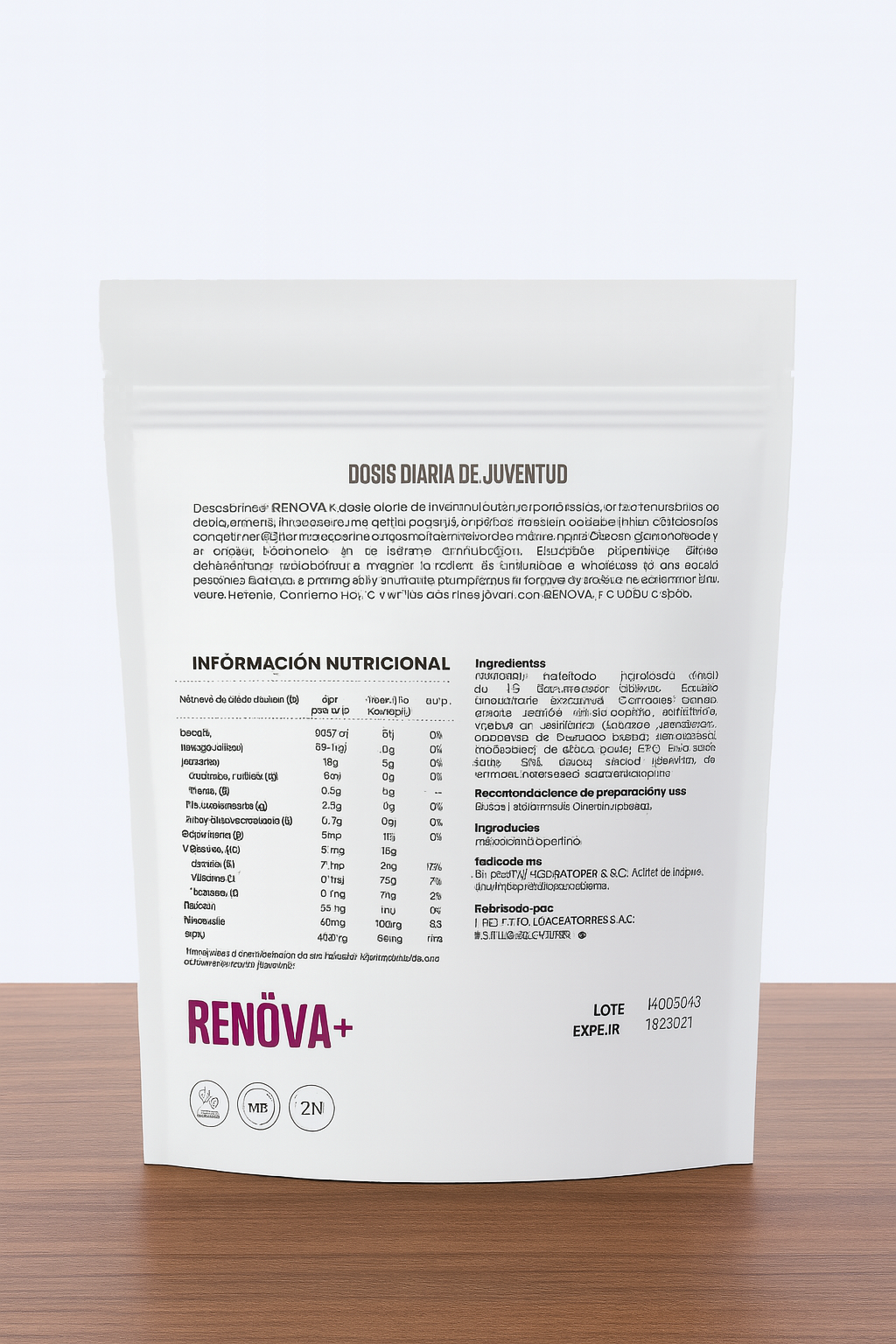 Renova+ Sachets | Mismo Power, Ahora en 21 Sobres de 15 g